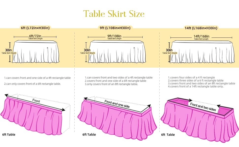 Suppromo Rainbow Table Skirt For Birthday Party 6Ft Unicorn Tulle Tutu Table Skirt For Baby Shower Girl Boy Gender Reveal Rainbo
